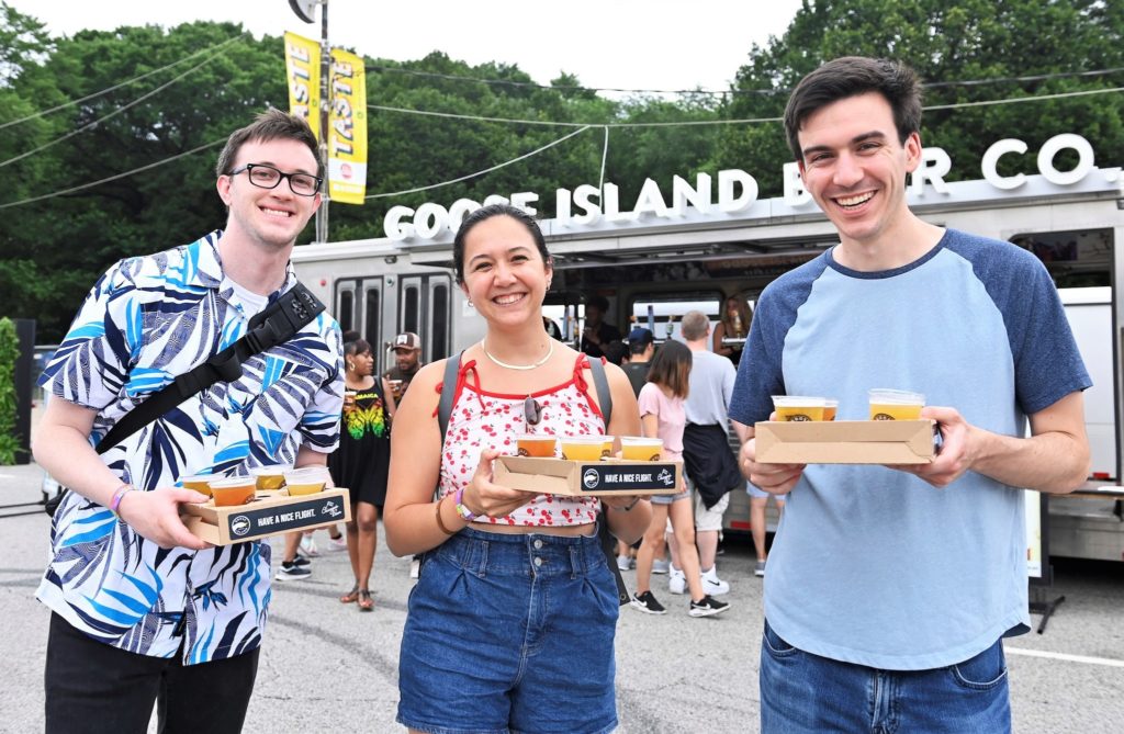 The Taste of Chicago food festival